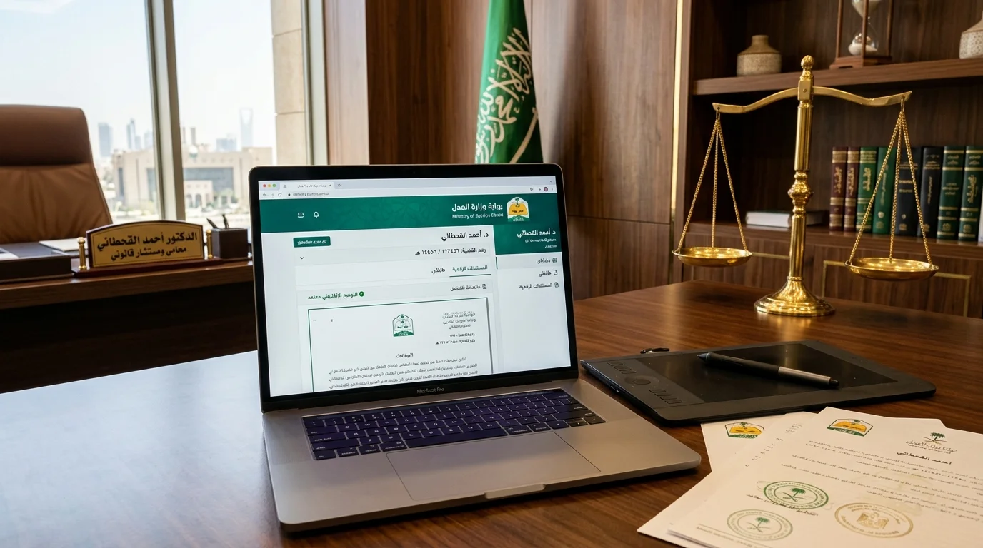 خطوات إصدار وكالة لمحامي عبر منصة ناجز لوزارة العدل بالتفصيل